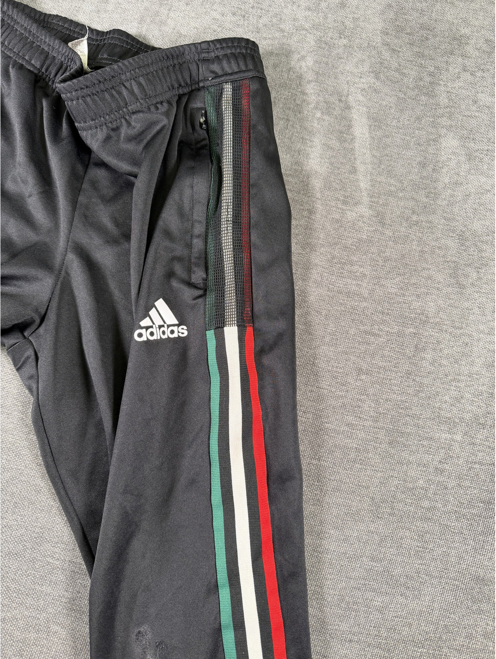 Adidas Men's Mexico Tiro Track Pants, Black Green White Red, Size Medium - Picture 6 of 11